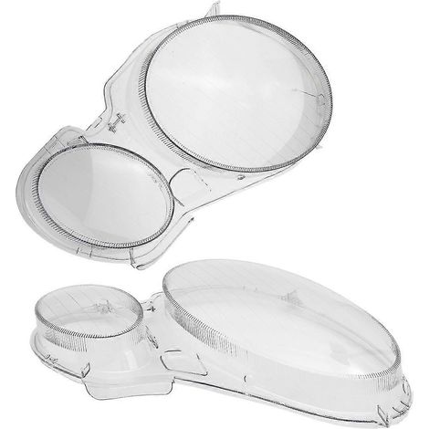 Cubierta de cristal para la lente del faro, cubierta para la luz antiniebla y cubierta protectora para los faros, aptas para los modelos Mercedes-Benz W211, E240, E200 y E350. (1/5)