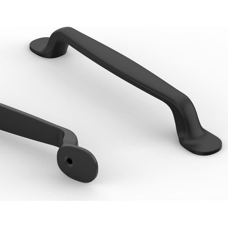 Lot De 10 Poignee De Meuble Cuisine Entraxe 128mm Noir Poignée Meuble Cuisine Poignées Pour Placards Poignet De Porte Cuisine Alliage De Zinc Poignet Meuble Cuisine (1/5)