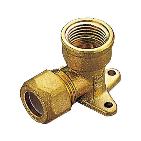 PL GOMITO OTTONE FLANG. BICONO F/GAS 10X1/2 PES- TIEMME- 6,0 pz
