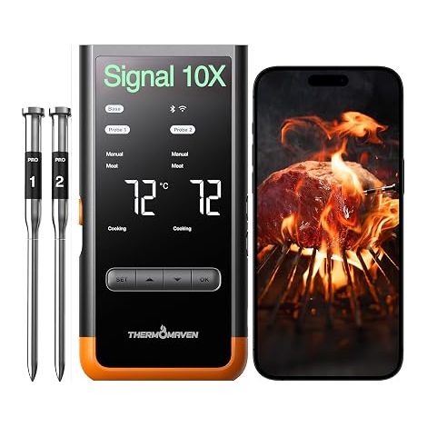 Termometro da cucina wireless G2, 2 sonde, 3,002 ft Sub-1G (1/5)