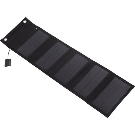 Chargeur de batterie pliable à panneau solaire étanche 15 W 5 V pour appareil photo/ordinateur portable (1/5)