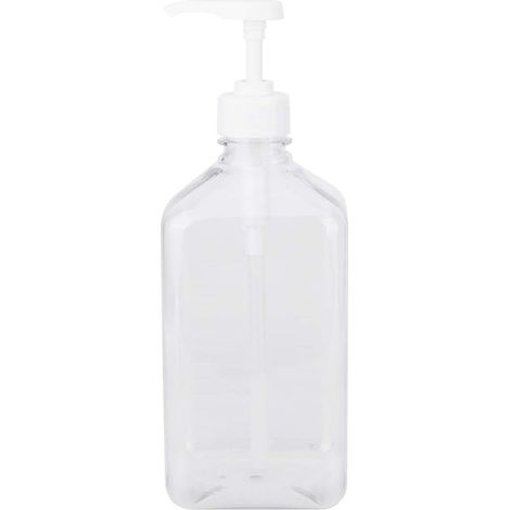 1600ml Pressure Pump Dispenser Bottle with Locking Spiral Design and Non-Slip Base for Syrup, Ketchup, Sauces, and Condiments (1/5)