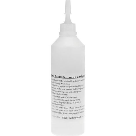 Lubrifiant semi-liquide de 500gr pour l'insertion de câbles à fibres optiques dans des tuyaux de 4 à 12mm de section (1/4)