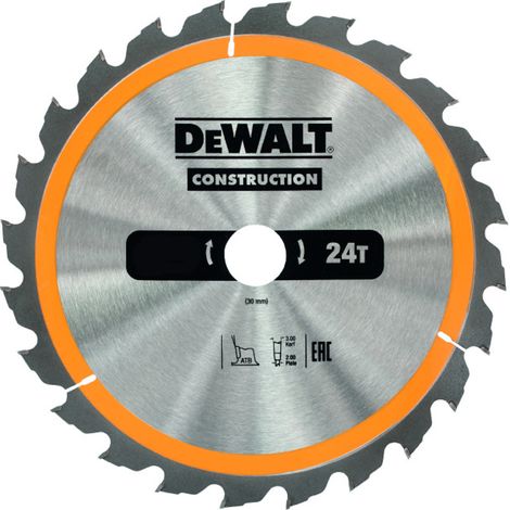 Dewalt DT1961-QZ Kreissägeblatt 315 x 30 mm, 24 Zähne, Holz (1/2)