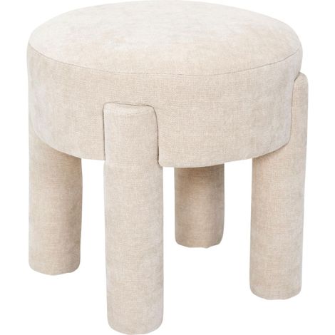 Pouf imbottito Riva in beige (1/4)