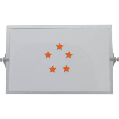 Symbole magnétique Étoile 2x2 cm orange (1/2)