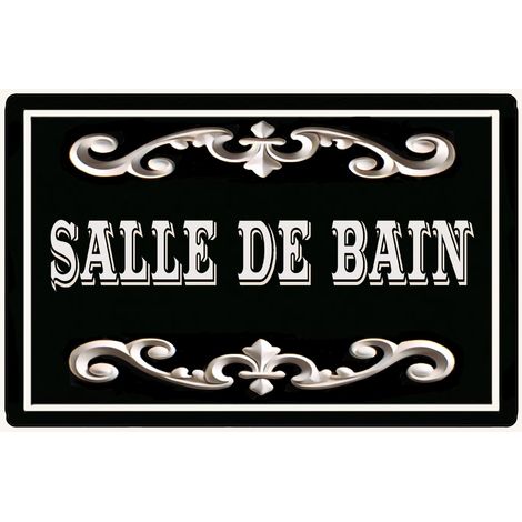Plaque de porte Salle de bain (1/2)