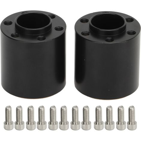 2 Pièces Jantes Hex Hub Laiton 1.9 2.2 pour RC Crawler, Adaptateur Élargisseur Axial SCX10 Capra VS4-10 1/10, 22mm / 0.9in (1/5)