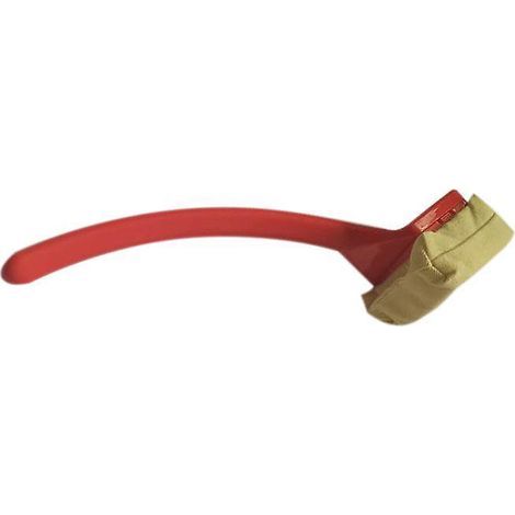 Replaceable, bristle-free scraper cleaning head: durable and unique scraping tools for cast iron or stainless steel grates. (1/4)