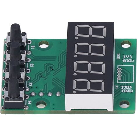 Module de contrôle PLC avec affichage des paramètres, tube numérique, commande industrielle WSLED4, 3,5-5 V CC (1/5)