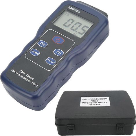 Niederfrequenz-Feldstärkemessgerät mit LCD-Anzeige, Elektromagnetische Strahlungsmessgerät (EMF-Detektor)