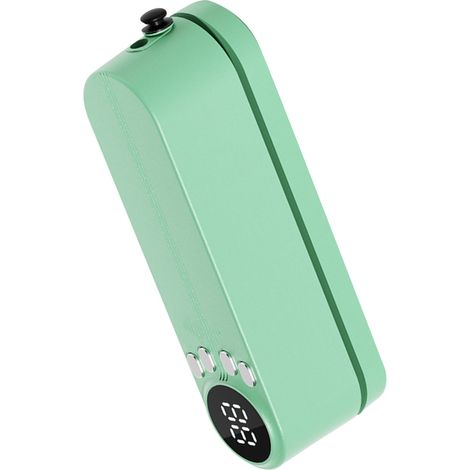 Scelleuse alimentaire sous vide sans fil 60kpa compacte transportable automatique pour cuisine maison vert (1/4)