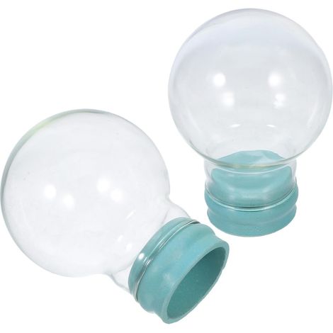 Boules à Neige en Verre 45 MM Lot de 2 avec Étanchéité Renforcée pour Loisirs Créatifs et Décorations de Fête (1/5)