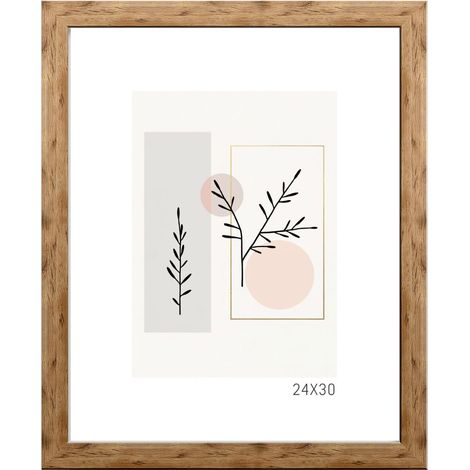 Cadre photo MDF 40x60 cm – Plexiglas 1 mm – Dos HDF 3 mm – Baguettes décoratives 20 mm – Pour passe-partout (1/4)