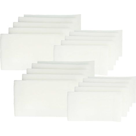 vhbw 20x Luftfilter kompatibel mit Helios 04220-003, 04221-001, 04221.003, 04221001, 04221.001, 04220003, 04221.002 Lüfter, Ventilator, Lüftungsgerät