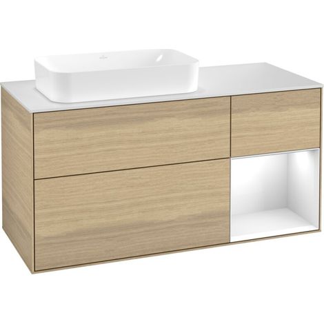 Villeroy & Boch F281GFPC Meuble sous lavabo Finion F28