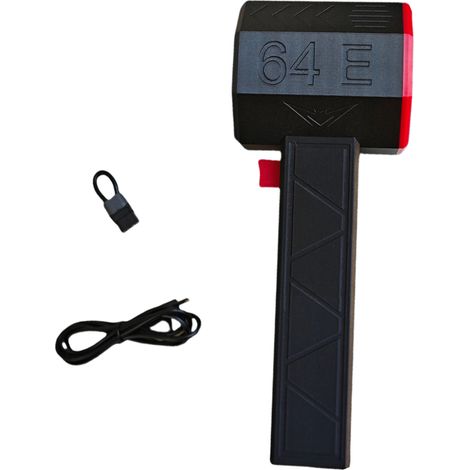 Ventilatore a getto portatile ad alta spinta da 1400 g, potente ventilatore con motore brushless da 64 mm, ventilatore turbo ad alta potenza per condotti, strumento per la pulizia della tastiera. (1/5)