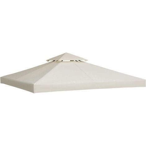 Replacement roof canopy for Tonn 3x3m tent pavilion, cream - LIAIKI (1/5)