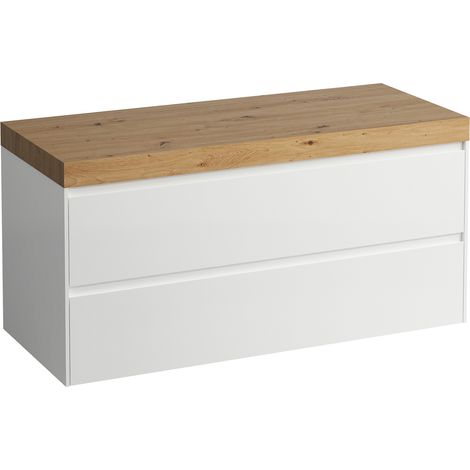 LAUFEN LANI encimera de lavabo roble silvestre incl. mueble bajo