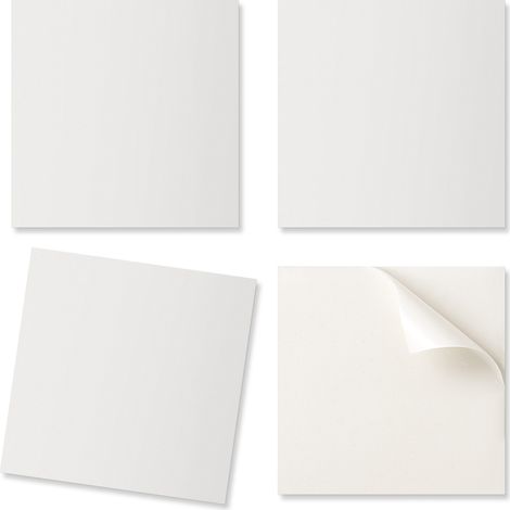Azulejos de vinilo para pared con gr谩ficos para pasillo, color marfil, 20x20x20 cm