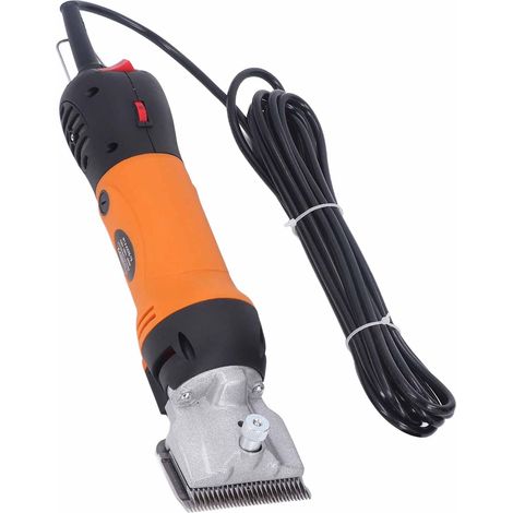 690-W-Schaf- und Pferdeschermaschine, orange, professionelles elektrisches Pflege-Set mit Geschwindigkeitsregelung, Pferdehaarschere, EU-Stecker 220 V (1/5)