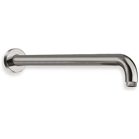 BRAS DE DOUCHE ROND 35 CM CHROME NOIR - CRISTINA ONDYNA PD41172