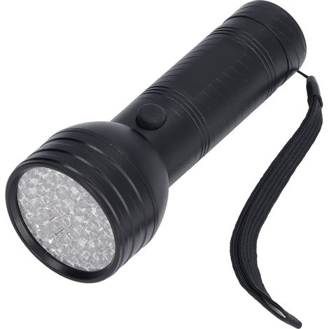 Lampe torche UV 51 LED 395 nm, étanche, large portée d'irradiation, excellentes performances, accessoires de détection de fluorescence (1/5)