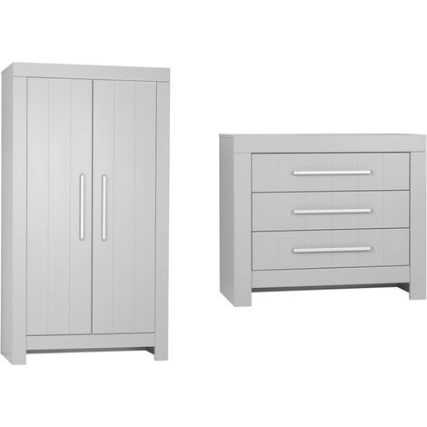 Armadio 3 cassetti grigio 94cm