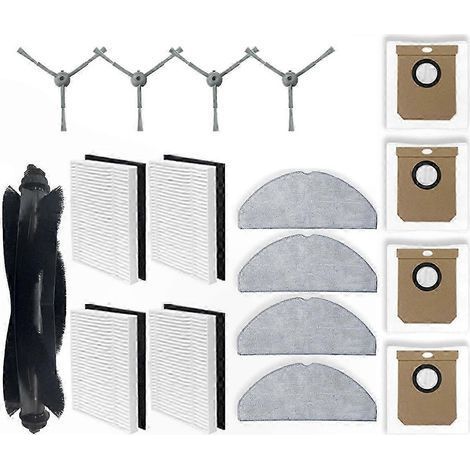 Hybrid Vacuum Cleaner Accessories: Main Brush, HEPA Filter, Mop Cloth, Dust Bag for G50 L60 Models