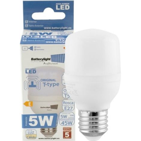 Bombilla Led Alta Potencia Opal T50 5W E27 550 Lúmenes Luz Cálida 3200K (1/5)