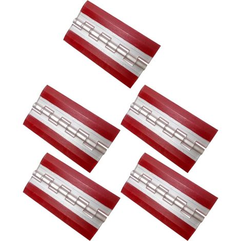 Lot de 5 mini tiroirs en acrylique. Charnières pour piano et meuble à monter soi-même - Support de rangement, charnière pliante en bois avec adhésif continu. (1/5)
