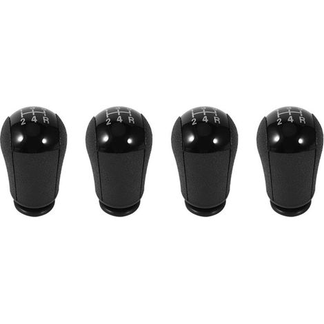 Pomello del cambio manuale a 5 marce in ABS 4X per Focus Mondeo MK3 Mustang S-MAX (Colore: Nero) (1/2)