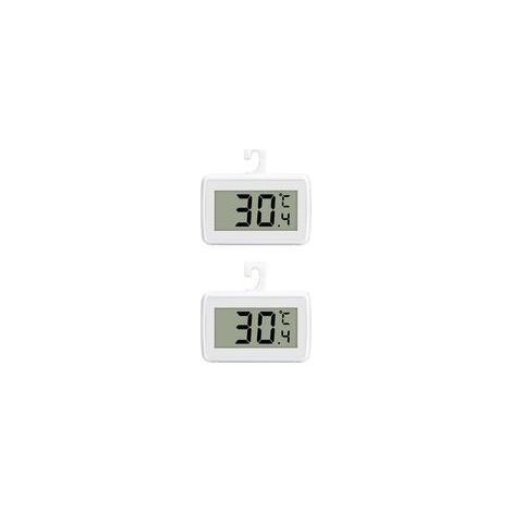 Thermomètre numérique pour réfrigérateur, mini thermomètre numérique LCD, thermomètre numérique pour réfrigérateur et congélateur SUTMSH avec écran LCD, mode de placement suspendu (1/5)