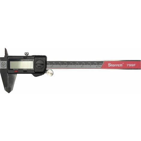 Starrett 150mm Fractional Display Caliper with 0.01mm (0.0005in) Precision, Model STREC799BF6