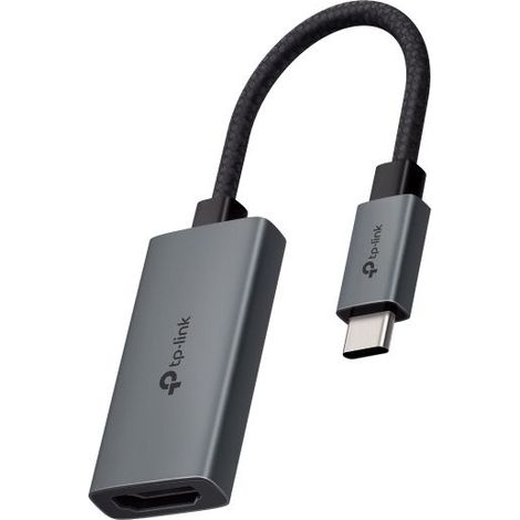 Conversor HDMI 4K 60Hz TP-Link UA520C/ HDMI Hembra - USB Tipo-C Macho/ 10cm/ Gris (1/2)