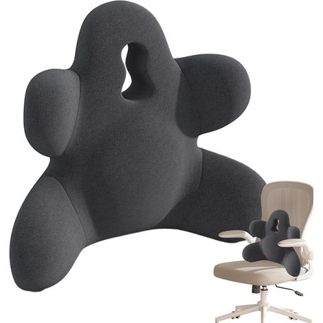 Support Dorsal De Chaise appui bas du dos coussins siège auto et dossier  Doux Oreiller pour le bas du dos, pour adultes, , chaise, chaise de bureau, siège auto, fauteuil inclinable. (1/5)