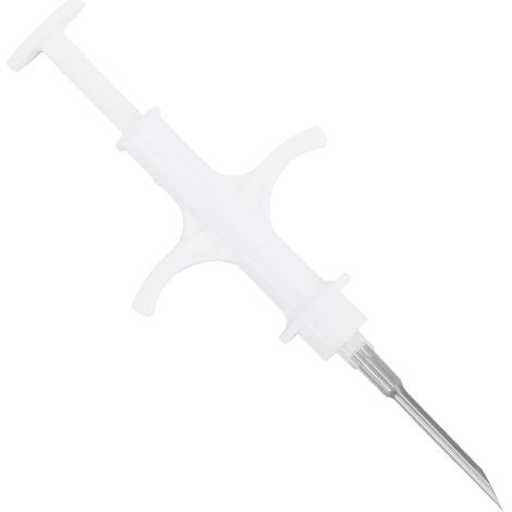 Lot de 10 micropuces d'identification pour animaux de compagnie (lecture/écriture) avec seringue, étiquette électronique RFID 2,12 x 12 mm pour chien, cheval, vache, mouton, cochon