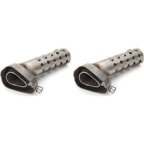 2x Pot d'échappement hexagonal pour moto, tuyau réglable, chicane de réduction du bruit, pot d'échappement réglable (1/5)
