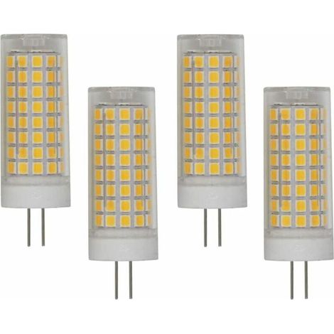 Ampoule LED G4 dimmable 10W (équivalent au remplacement d'une lampe halogène 100W) Lumière de maïs LED blanc chaud 3000K, adaptée aux lampes suspendues du salon familial et de la chambre, culot G4 à d (1/4)