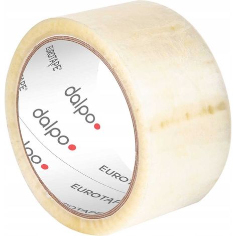 DALPO Transparentes Gummi-Verpackungsband 48/60y