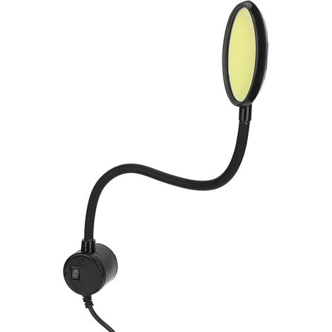8-W-Nählampe mit 48 COB-LEDs, Schwanenhals mit Magnetfuß, EU-Stecker, AC/DC 85–265 V (1/5)