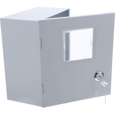 Boîtier Efficace Porte en Extérieur de Compteur Fer Électrique Transparente, Résistance aux Chocs et Ventilation pour Installations Industrielles (1/5)