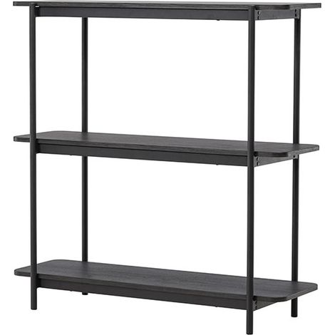 Heim Regal 120 cm 3 Regale schwarz.