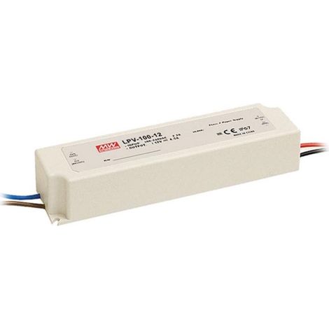Mean Well LPV 100 12 transformador LED blanco 12 V 102 W