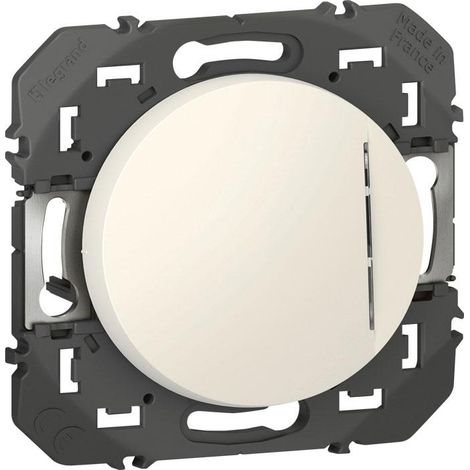 Poussoir lumineux à équiper d'un voyant dooxie finition blanc LEGRAND 600005
