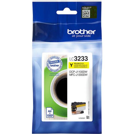 Tinta original brother lc3233y amarillo 1.500 páginas