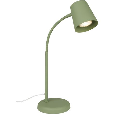 Lampada Da Tavolo Contemporanea Skriva Metallo Verde 1 Luce Gu10