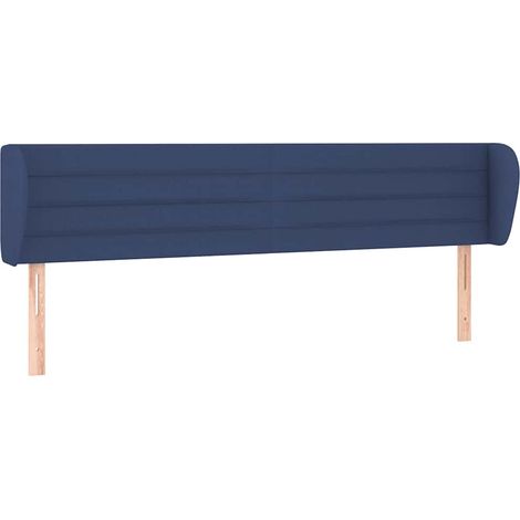 Maison Exclusive - Cabecero de tela azul 163x23x78/88 cm (1/5)