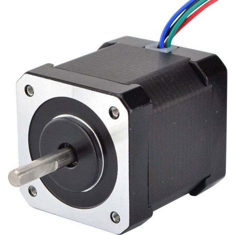 Bardusch-Moteur pas à pas bipolaire Nema 17 2 A 59 Ncm (80 oz), corps 48 mm, 4 fils avec câble et connecteur 1 m, compatible imprimante 3D/CNC (1/5)