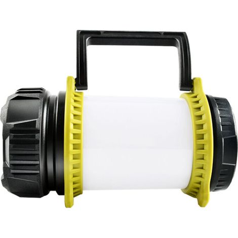 Lámpara LED para acampar, linterna recargable para acampar, potente linterna LED con 5 modos y batería externa de 2600 mAh, resistente al agua para uso doméstico, senderismo, garaje, emergencias y sót